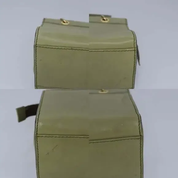 CELINE Hand Bag Leather Khaki - Picture 10 of 12